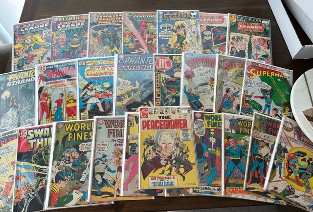 DC Comic Book Lot - Superman, JLA, Batman - Silver & Bronze Age - 26 Issues