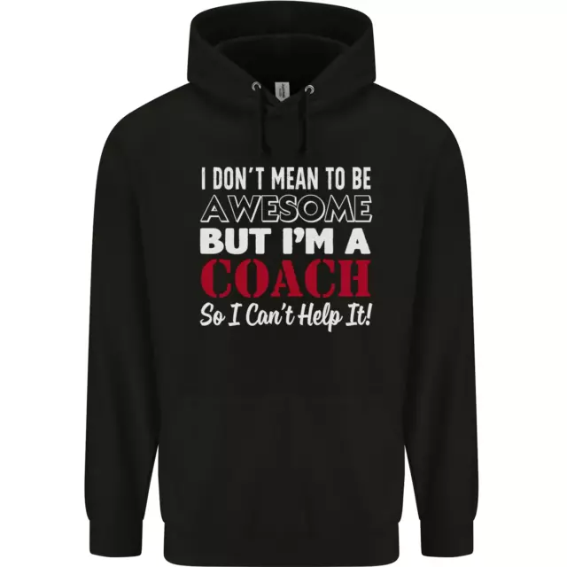 I Dont Mean to but Im a Coach Rugby Footy Childrens Kids Hoodie