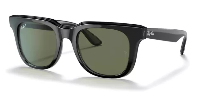 New Ray-Ban RB4368 POLARIZED Sunglasses | 65459A - Black / Polar Dark Green Lens