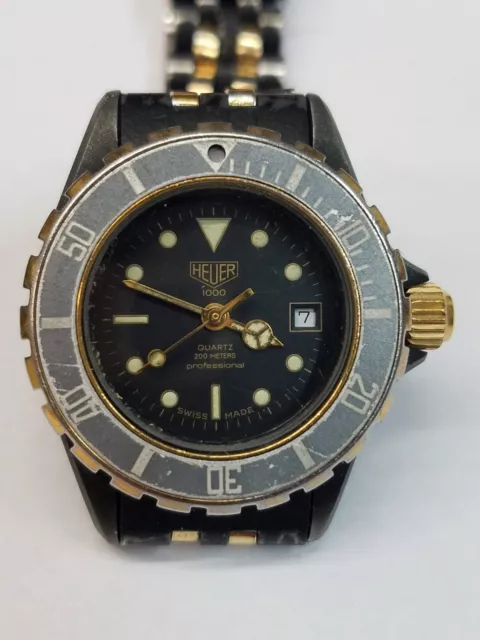 Heuer discount 1000 gold