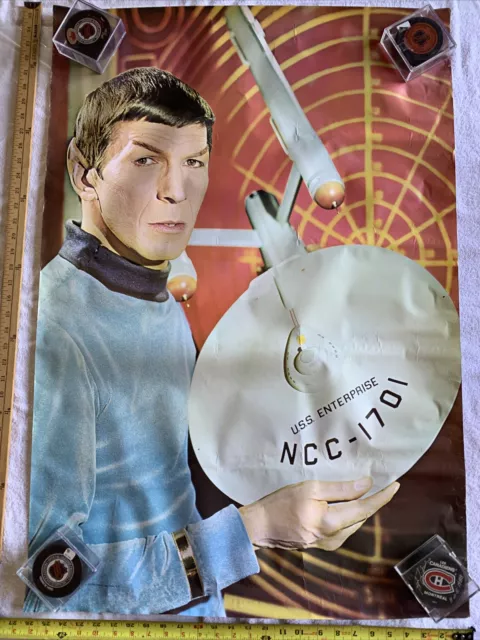 Vintage 1966 Star Trek Poster  SPOCK