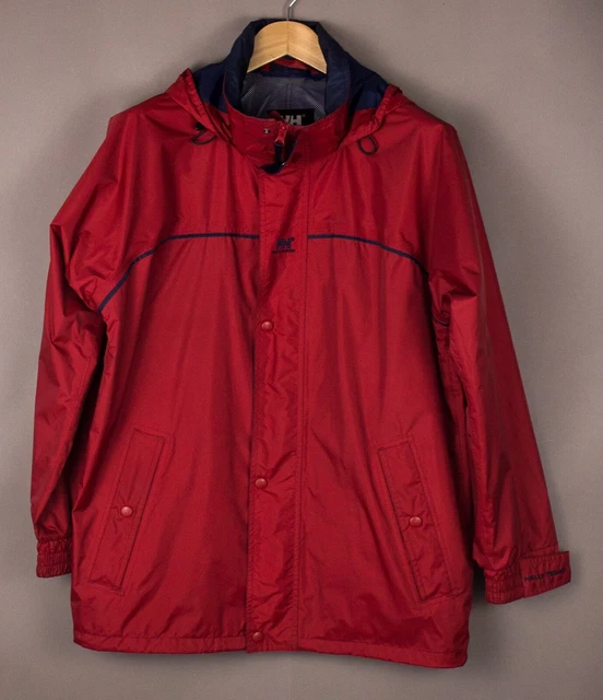 Vintage Helly Hansen Uomo Hellytech Impermeabile Giacca Casual Cappotto MIURA XS