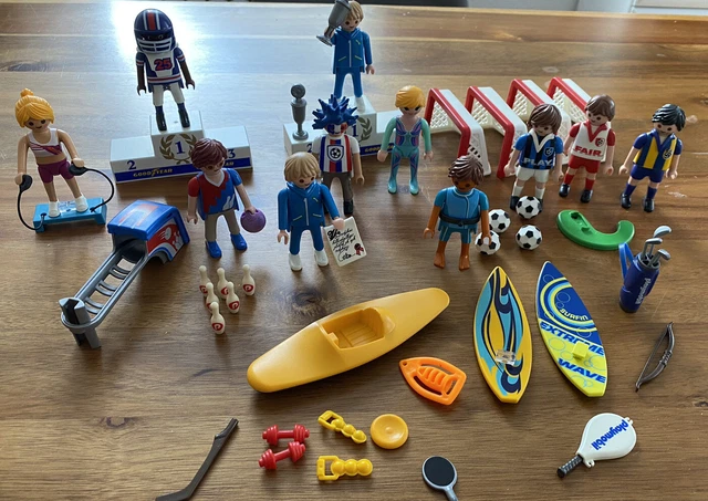 Playmobil "Sportler" Konvolut klicky Football Bowling Fussball Figuren Sammlung