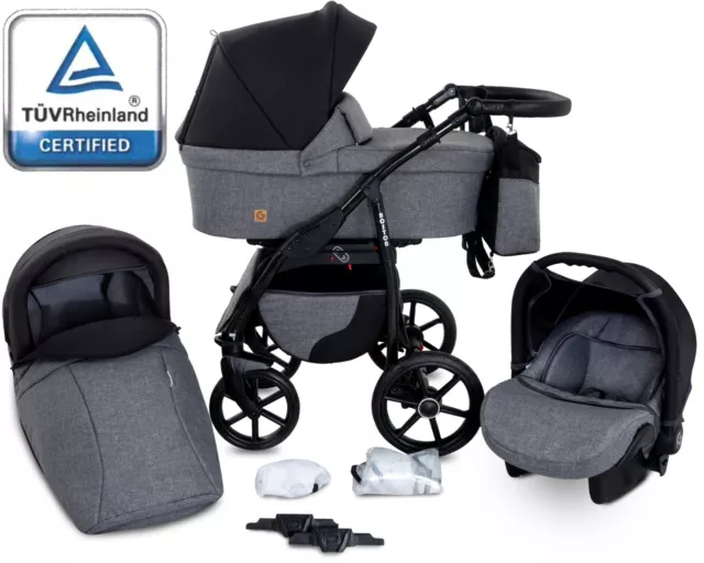 Poussette combiné BEBE CONFORT Trio Maia Access black raven 2015