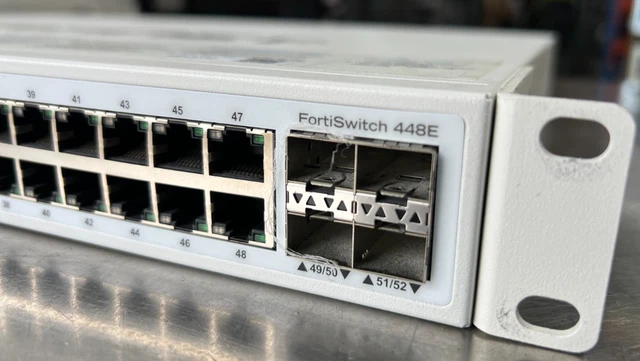FORTINET FORTISWITCH FS-448E 48-Port Gigabit Ethernet Managed Switch ...
