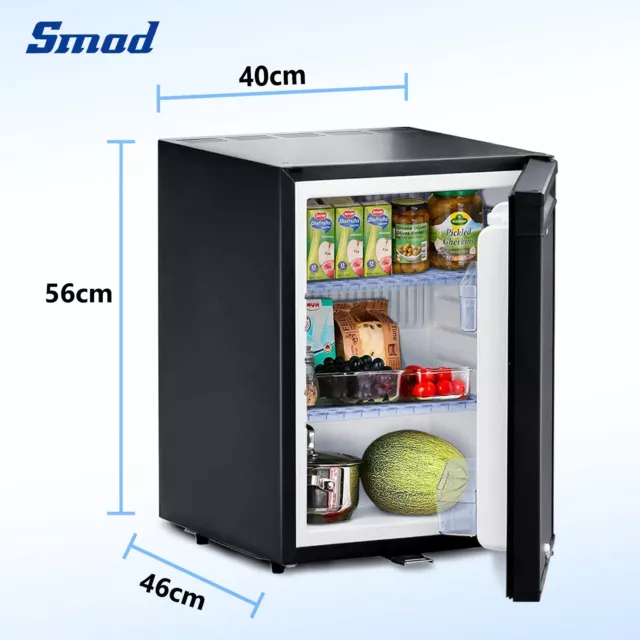 Smad 40L  Small Absorption Fridge 12V/ 240V Camper Truck 2 Way RV Refrigerator