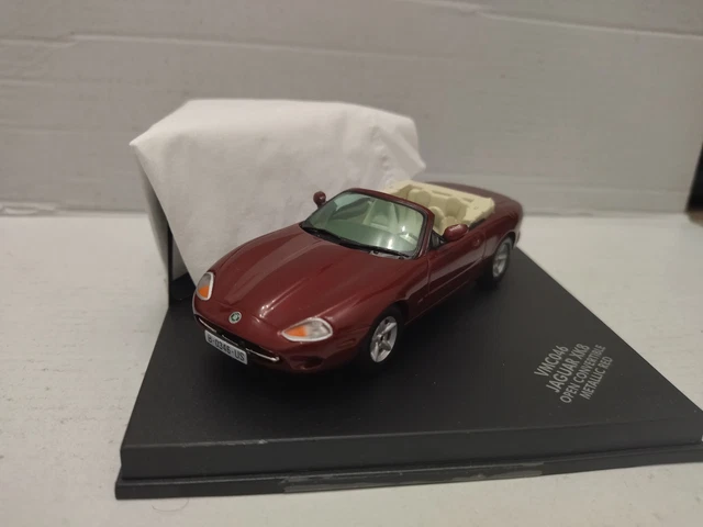 Jaguar Xk8 Open Convertible Metalic Red 1:43 Vitesse Vmc046 2