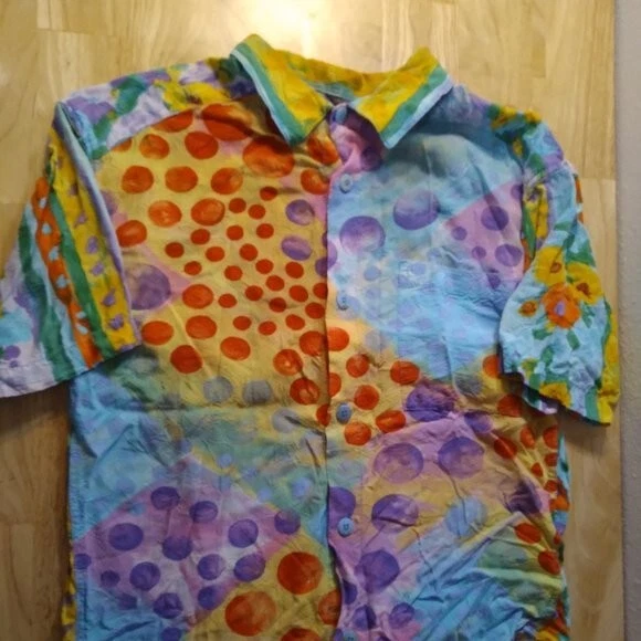 Vintage Jams World Abstract Hawaiian Shirt