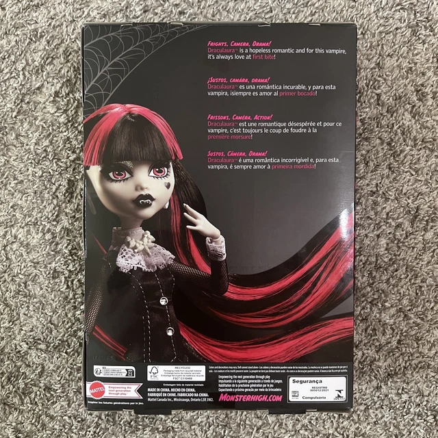 MONSTER HIGH REEL Drama Draculaura Doll 2022 Good Box £123.92 - PicClick UK