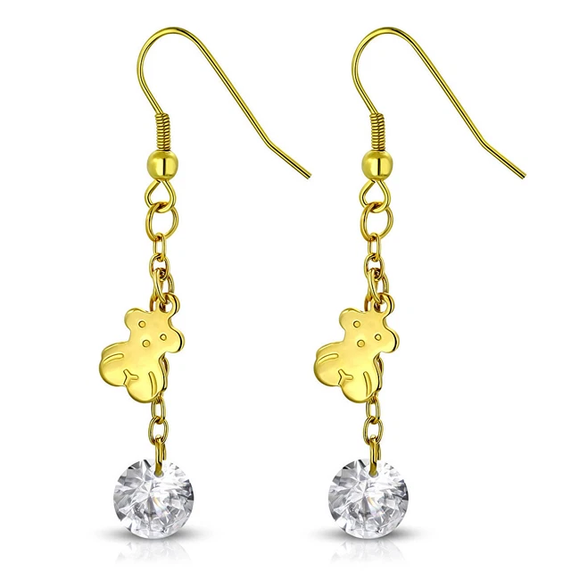 PENDIENTES OSITO TØUS En Acero Quirurgico Con Circonita Ideal Mujer Novia EUR 9,00 - PicClick FR