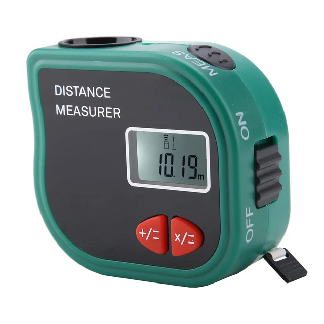 DIGITAL MEASURE TAPE Ultrasonic Distance Meter Measuring Tool Range