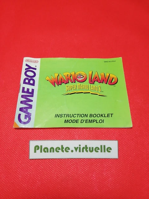 Notice Originale ALLEYWAY Pour Nintendo Game Boy - DMG-AW-FAH-1 - Instruction Booklet