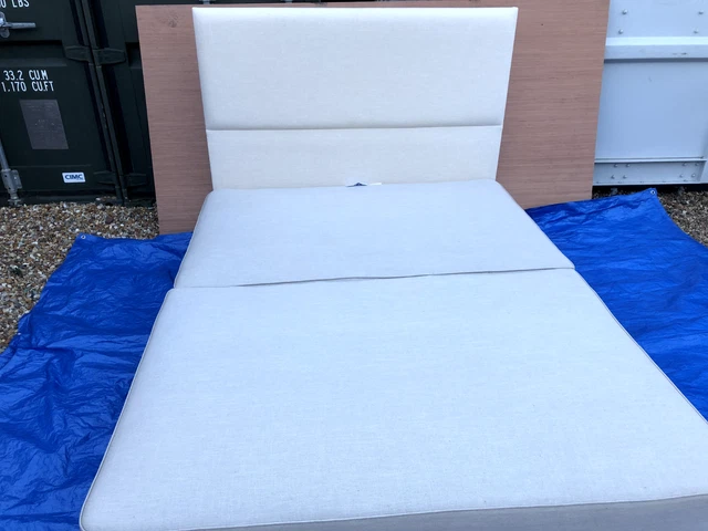 BRITISH HANDMADE VI Spring Prestige 5ft King Size Divan bed Base Sprung ...
