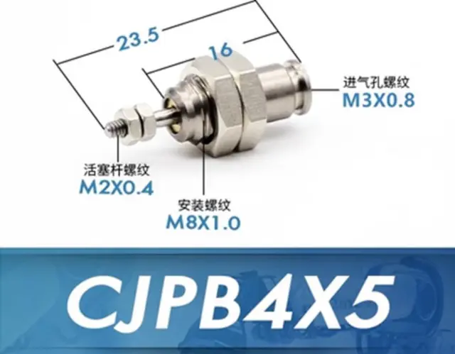 1Pcs CJPB4x5 Pin pneumatic cylinder CJPB SMC type single acting spring return