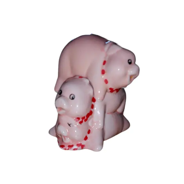 Piggy Back Stackable Pigs salt and pepper shakers
