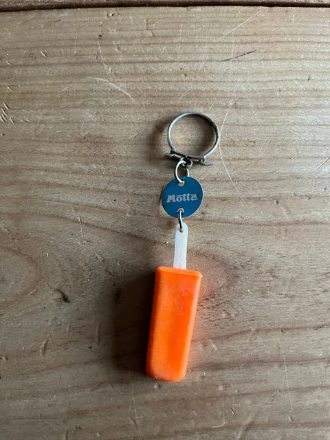 Ancien Porte-Clé Figurine Gervais Glace Esquimau - Entracte Cinéma Années 60