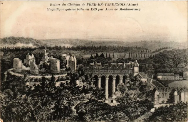 CPA MILITAIRE Ruines du Chateau de Fére-en-Tardenois (316130)