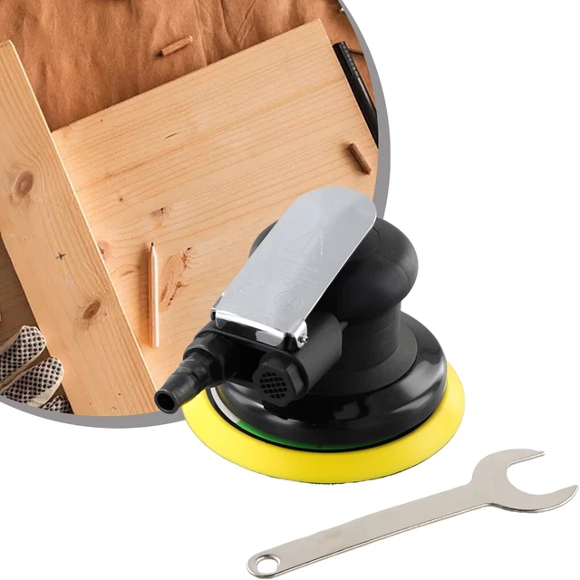 Amoladora neumática aleación de aluminio amoladora de aire molino orbital permanente