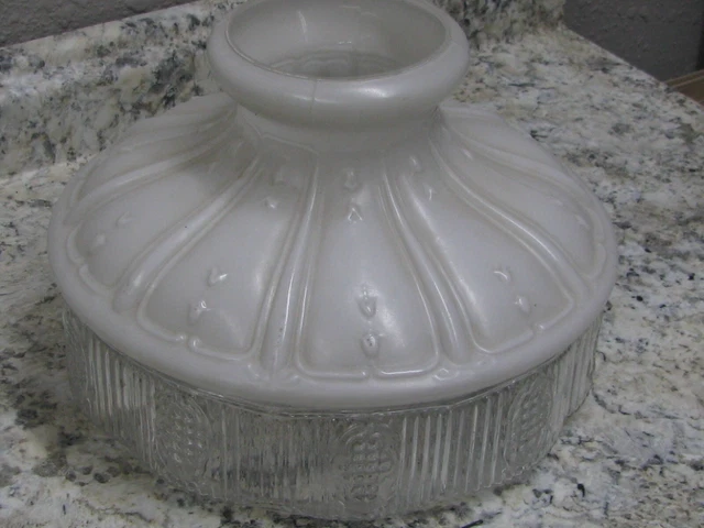 Vintage Aladdin Glass Oil Lamp Shade