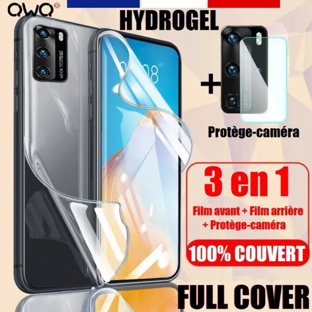 Film Hydrogel + Caméra Huawei Mate 20 30 40 P20 P30 P40 Lite Pro