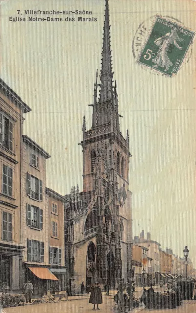 CPA Villefranche-sur-Saône église Notre-Dame-des-Marais (129820)