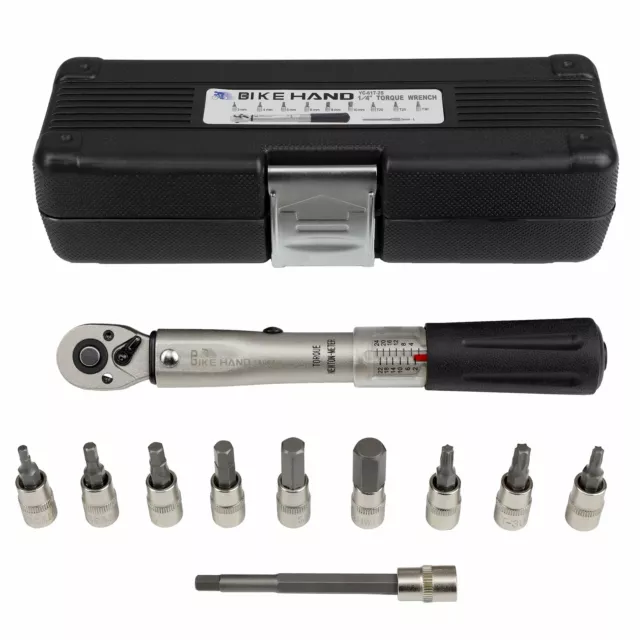 Bikehand Bicycle Bike Torque Wrench Allen Key Tool Socket Set Kit