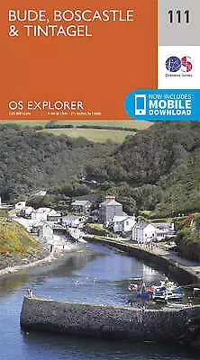 Bude, Boscastle and Tintagel by Ordnance Survey (Sheet map, 2015)