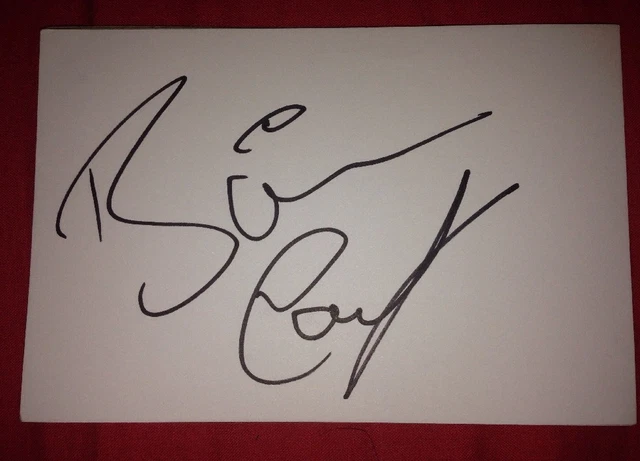 Brian Conley Signed 6X4 White Card Tv Autograph Comedy Actor Cinderella