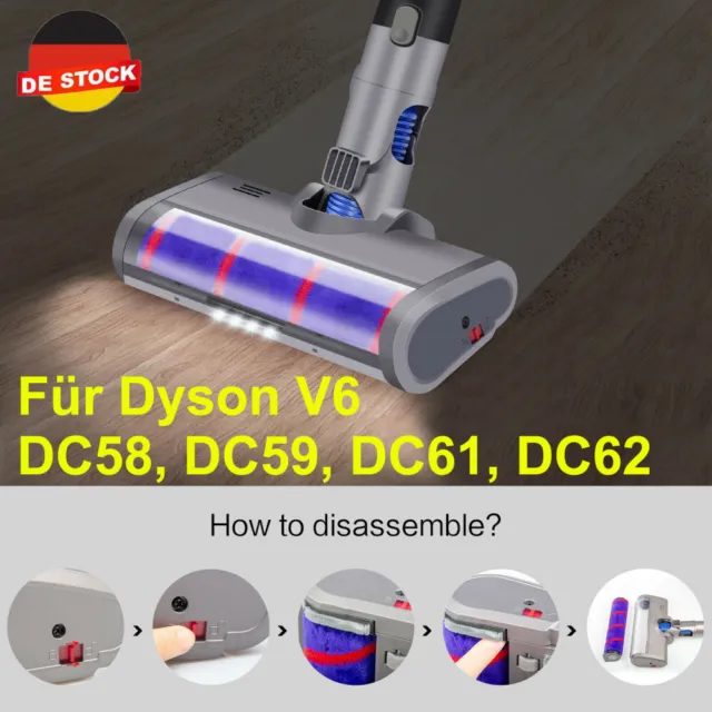 für Dyson Turbinendüse für DC58 DC61 DC62 DC74 V6 Elektrobürste Teppich Motor DE