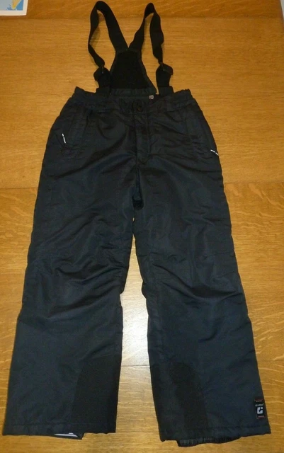 Schwarze Schneehose / Skihose v. Killtec Gr. 152 Schnee Hose Ski Latzhose Träger