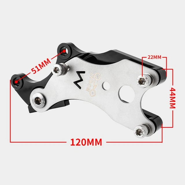 Adaptateur Centerlock pour disque de frein - Lock - Centerlock 6 boulons - Convertisseur de frein à disque en aluminium de qualité aéronautique