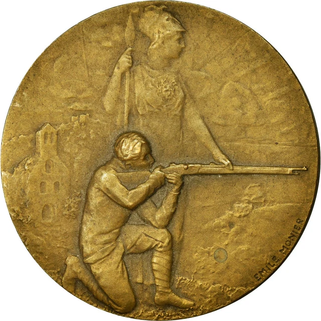 Médaille En Bronze Concours De Tir - Qualité Supérieure - époque XXème Siècle - Collection