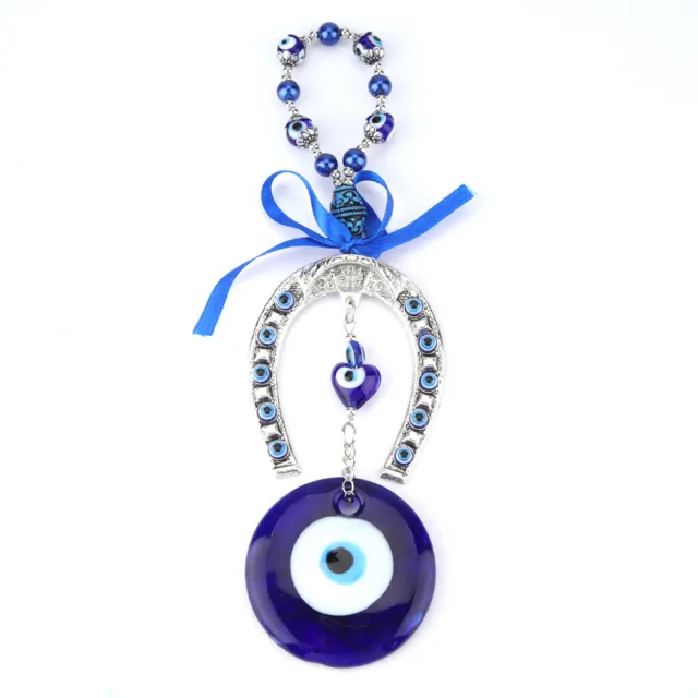 Turkish Blue Eyes Blessing Amulet Wall Hanging Home Decor Muslim Ornament AGS