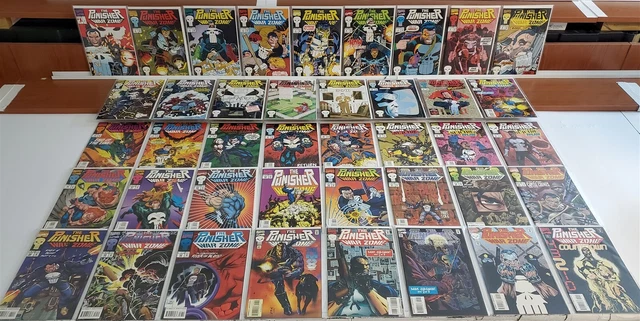 Punisher: War Zone #1-41 Marvel Comic Full Run Lot Hi Grade Nm/M 9.8
