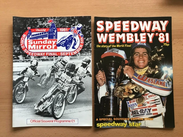 1981 WORLD SPEEDWAY Final Programme and Story of the Final £5.99