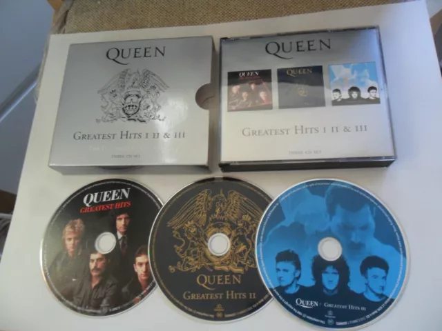 Queen ‎– Greatest Hits I II & III (The Platinum Collection) (3CD Fat Box 2000)