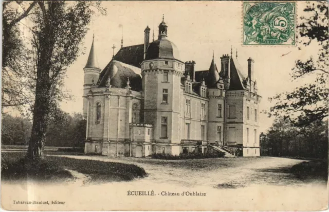 CPA AK Ecueille Chateau d'Oublaize FRANCE (1170778)