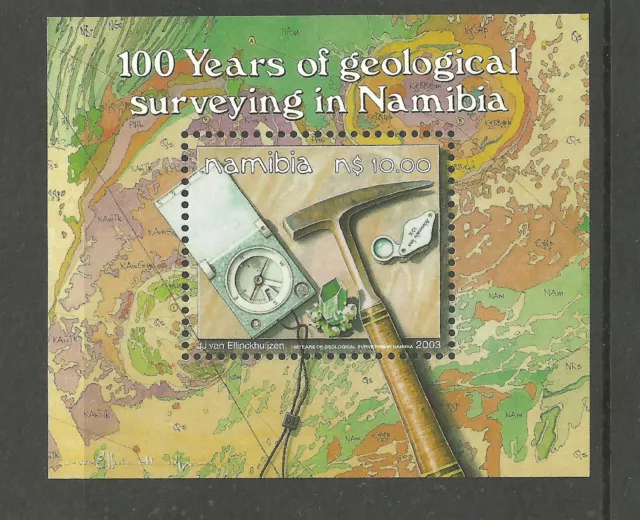 Namibia - 100 Jahre geologische Feldforschung Block 57 postfrisch 2003 Mi. 1113