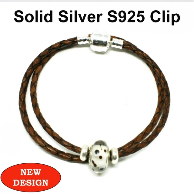 Pandora brown cheap leather bracelet