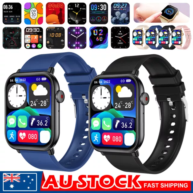 Smart Watch Sports Heart Rate Monitor Fitness Trackers Bluetooth Call Waterproof