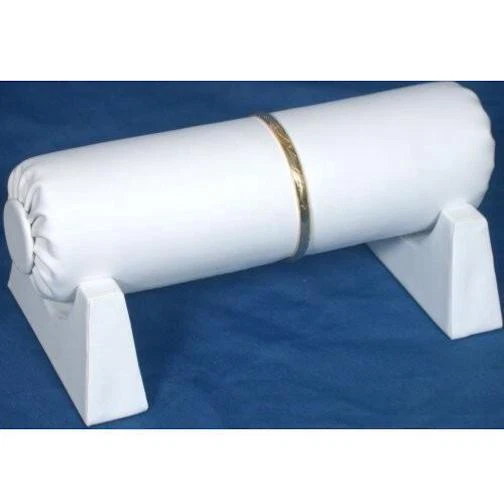 Bangle Bracelet Case Display White Faux Leather