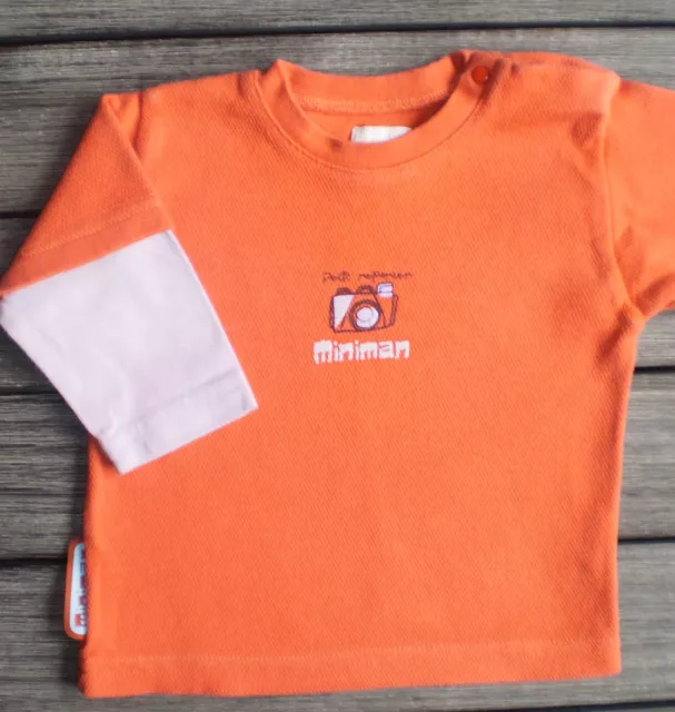 JOLI T-SHIRT ENFANT GARÇON MINIMAN de NEWMAN  TAILLE 6 MOIS BON ÉTAT !!