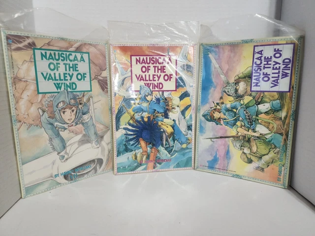 HAYAO MIYAZAKI NAUSICAA of the Valley of Wind Manga 3 Volumes #3,5,7 £7 ...