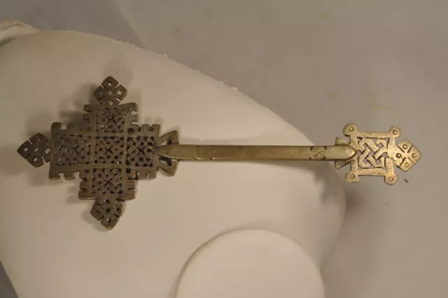 Croix Copte Ancien Bronze Antique Coptic Cross