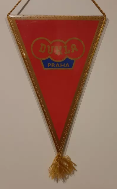 Dukla Praha Prag Wimpel BRD Fussball Tschechien Fan Sammlung alt Pennant CZ