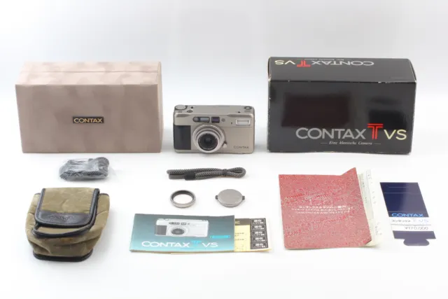 [Near MINT+3 in Boxed Case] Contax TVS Point & Shoot 35mm Film Camera From JAPAN