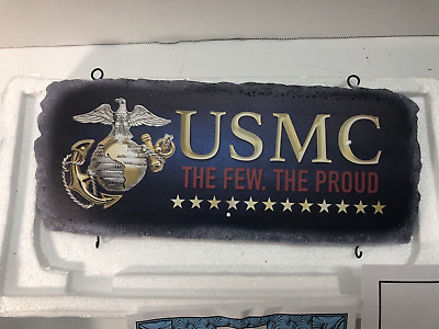 Bradford Exchange USMC The Few. The Proud Limited Edition Numbered Display Sign