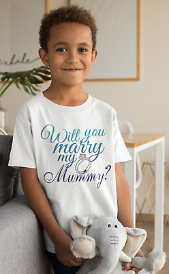 Vuoi sposare il Mio Mummia? Fidanzamento Matrimonio proposta di matrimonio Unisex T-shirt