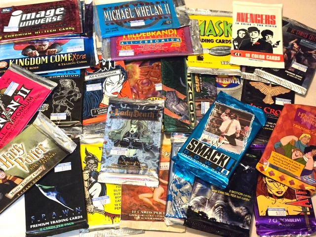 TRADING CARD PACK Multi-listing (Skybox, Comic Images, Inkworks) New ...