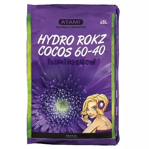 Atami Hydro Rokz COCOS 60-40 45Litros , Arlita + Sustrato coco hidroponia